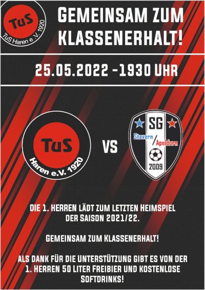 Letztes Heimspiel der 1. Herren